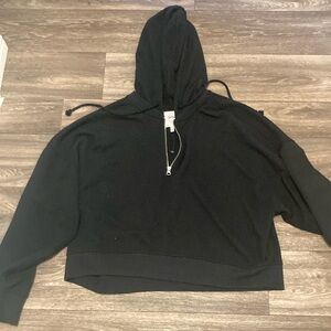 Black Hoodie with Zipper